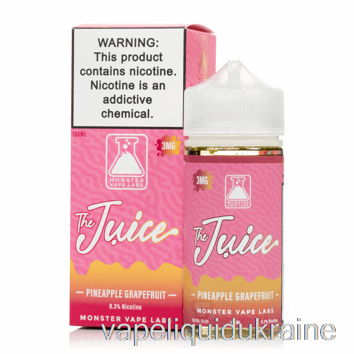 Vape Ukraine Pineapple Grapefruit - The Juice - 100mL 3mg